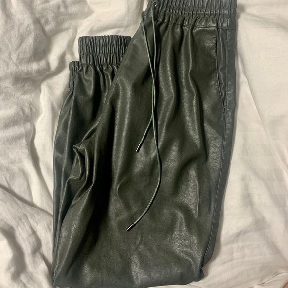 Dynamite Pants - Faux Leather Jogger